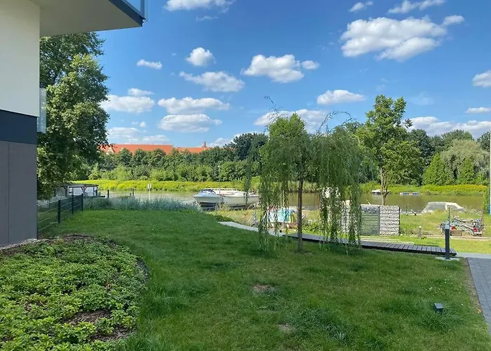 Apartman Art Marina Nad Rzeka Z Bezplatnym Parkingiem
